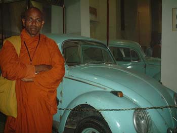 August 2007 at IFAPA meeting in Libya - inside museum near the president's old car.jpg